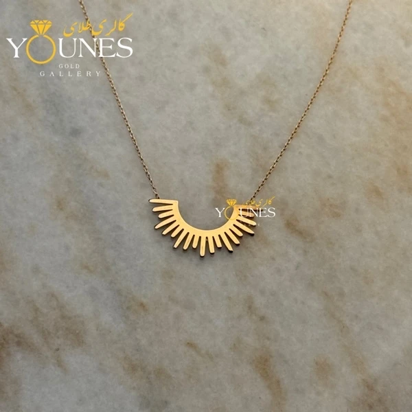 گردنبند خورشید طلا